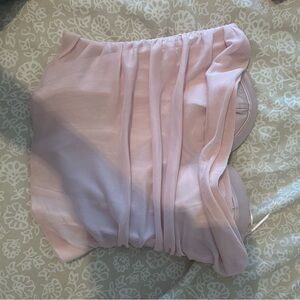 Pink Strapless Corset